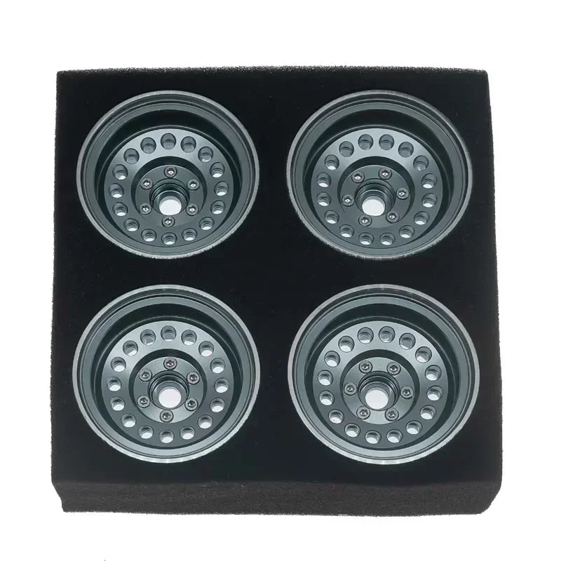 

4 шт., 1,9 дюйма со смещением-8 мм, комплект ободов колеса с радиоуправлением Beadlock, ступица колеса для 1:10 автомобиля, гусеничного осевого SCX10 II 90046 SCX10 III AXI03007 TRX4