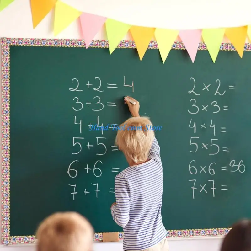 H37F السبورة الحدود نشرة الحدود لوحة الملصقات الديكورات لوحة الإعلانات الحدود #5