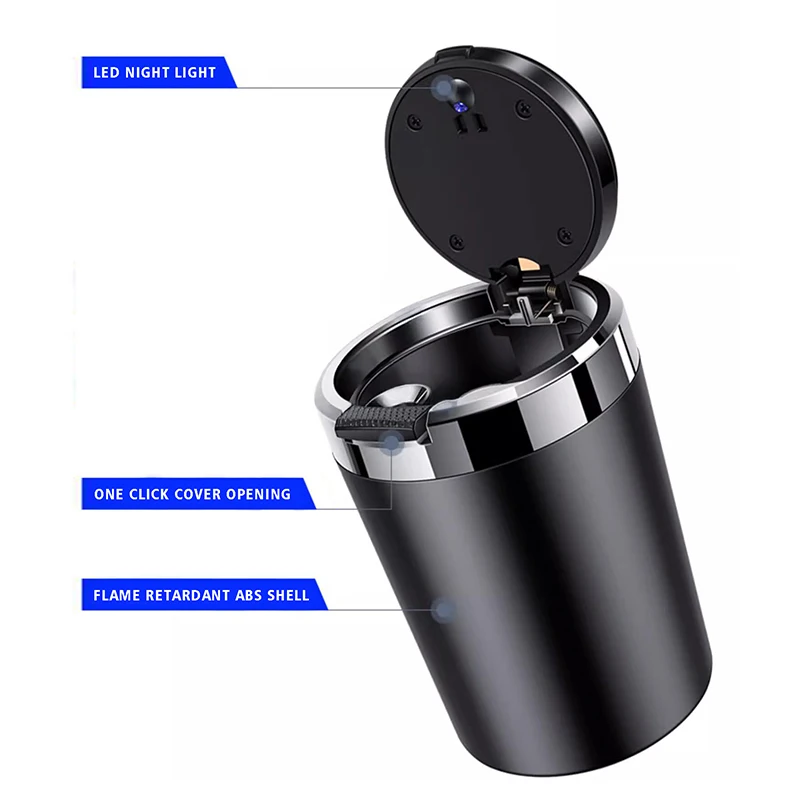 car ashtray accessories for vehicles novelty for Volvo xc60 s60 v40 v50 v60 s80 s40 c30 c70 s40 s80 s90 v70 v90 xc40 xc70 xc90