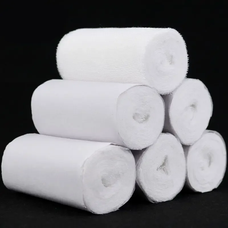 1pc PBT Elastic Bandage Medical Supply Conforming First Aid Gauze for Wound Dressing Emergency Care Cotton