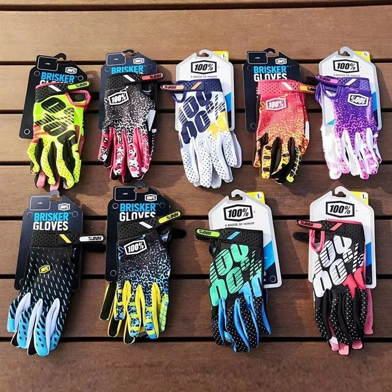 In Stock 2024 100% Cycling Gloves Full Finger Cycling Motorcycle Professional Mountain Cycling Gloves Long Finger birthday Gifts