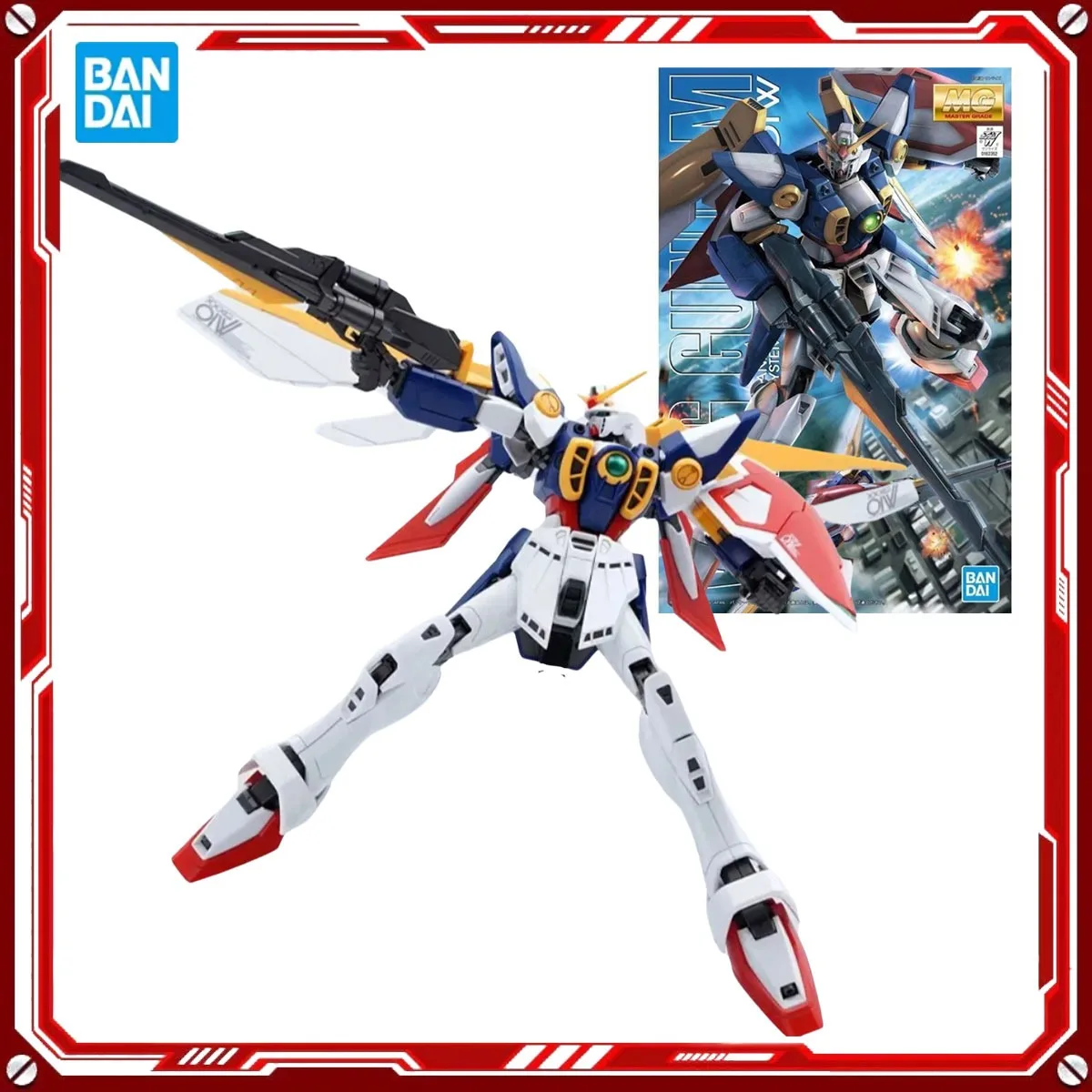 

Bandai натуральная аниме-модель Gundam, наборы Wing Gundam Toys MG 1/100, экшн-фигурка в сборе, модель, подарок для детей, рождественский подарок