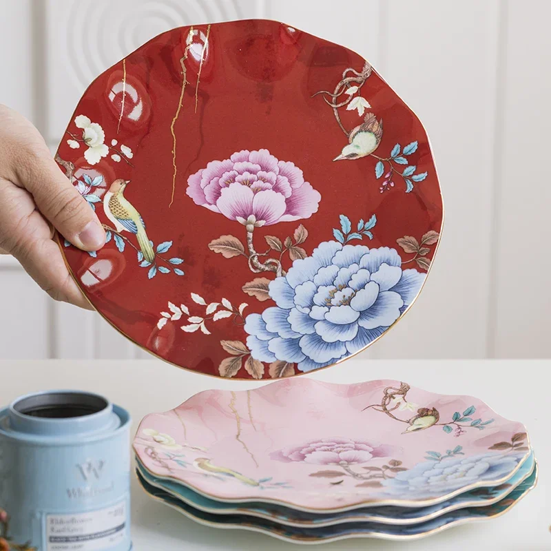 

Wedding Dinner Plate Sets Table Luxury Chinese New Year Plate Sets Bone China Pratos De Jantar Full Tableware Of Plates Dinner