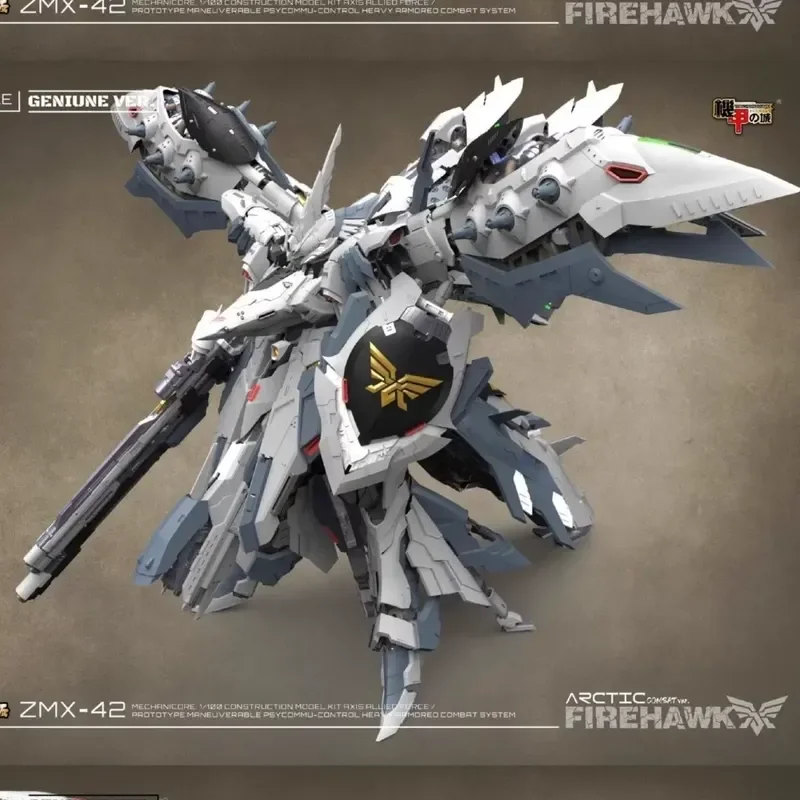 

In Stock Mechanicore Fire Hawk Zmx 42 10th Anniversary 1 100 Scale Mecha Model Kit Genesic Ver Heavy Armored Combat For