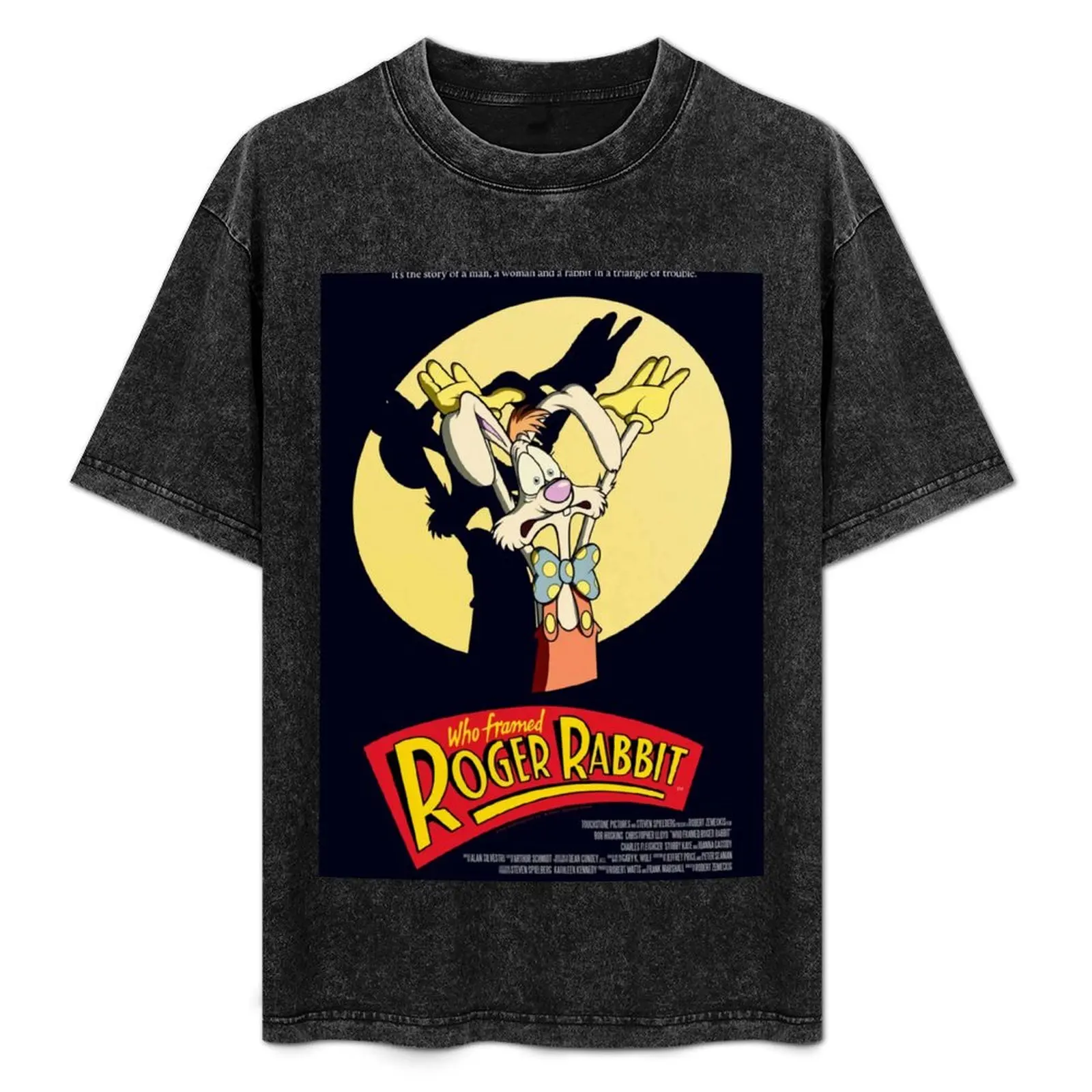 

Roger Rabbit Movie Poster T-Shirt topping rapper graphic tees cute tops mens clothing