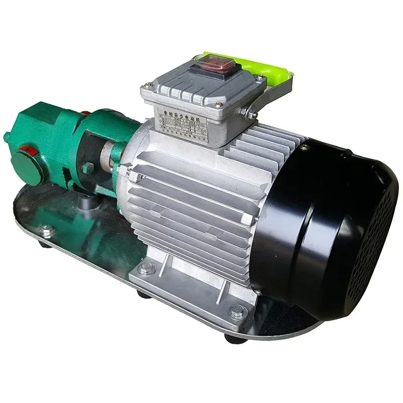 【Best-selling】WCB-75 Self-Priming Gear Oil Pump Portable Cast Iron High Temperature Electric Gear Pump 750W Small High Viscosity
