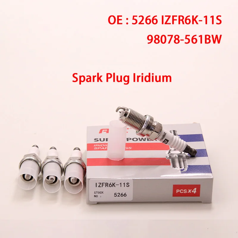 

Spark Plug Iridium IZFR6K11S 5266 For HONDA ACCORD CIVIC CRV ELEMENT LEGEND ODYSSEY CITY STEPWGN 98078561BW