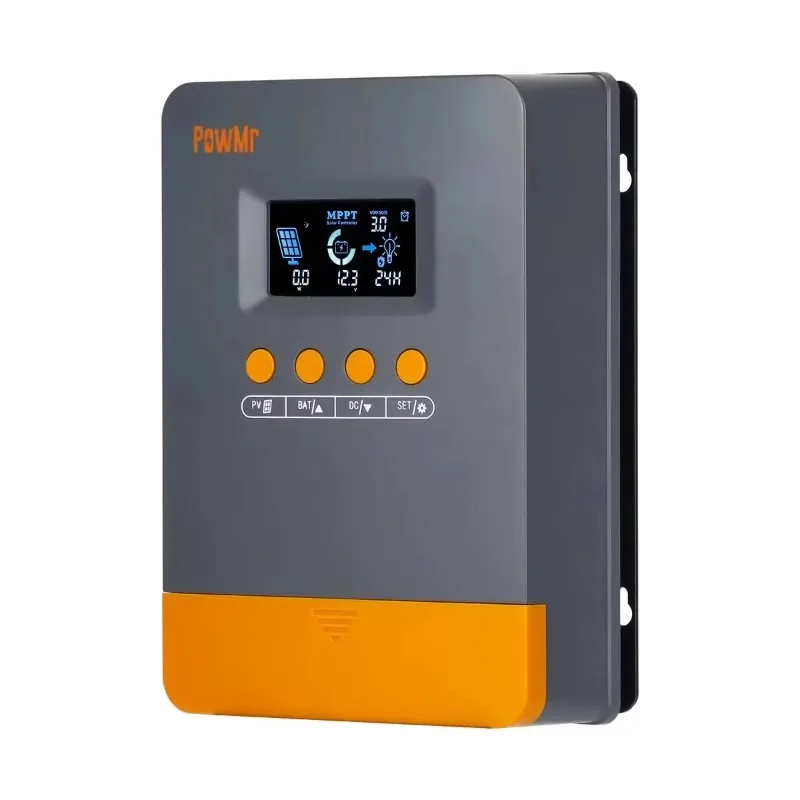 

60A Solar Charge Controller with Dual Output Auto LCD Display 12V 24V 36V 48V Battery Charge Regulator Charger Discharger Stock