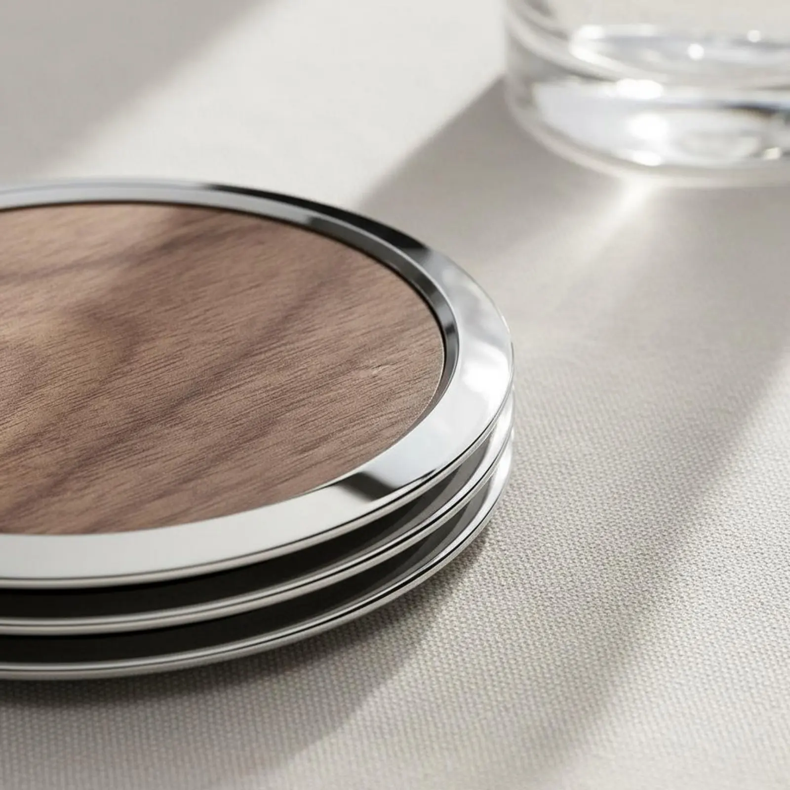 

Walnut Wood Coaster Heat-Resistant Wooden Cup Coaster
