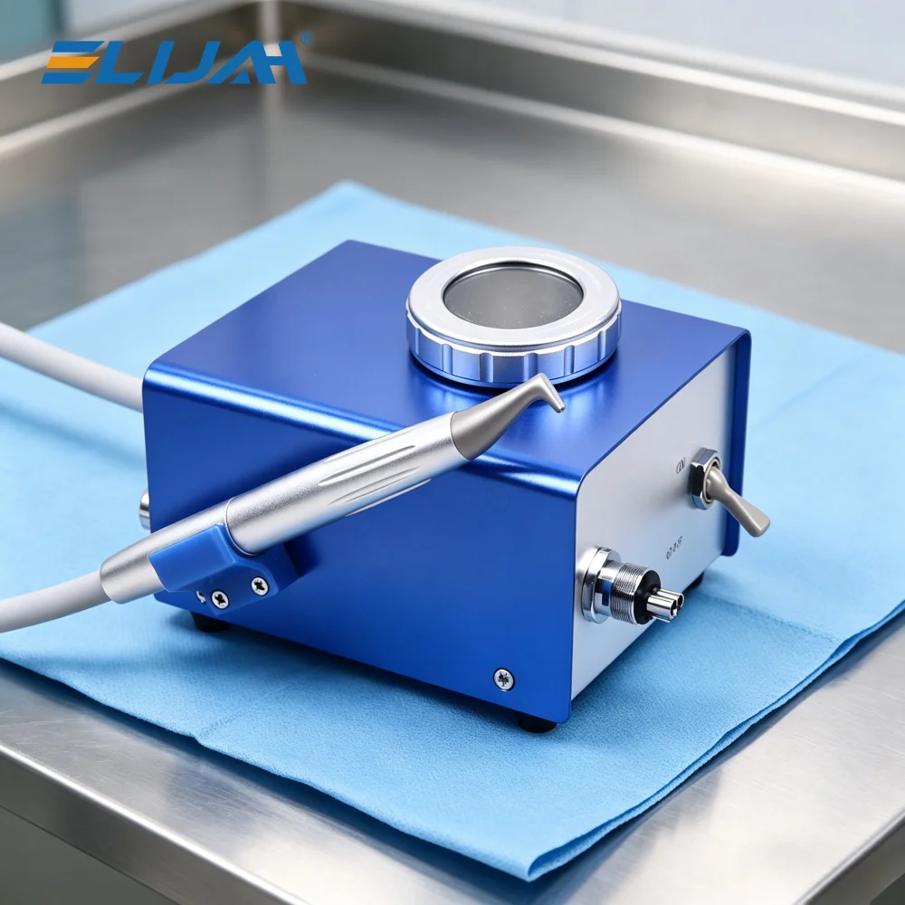 

Dental Sandblasting Machine Air Polisher with 2/4Hole Handpiece Water Yield Over 30mL/min for Teeth Cleaning & Restoration