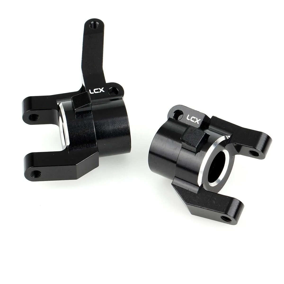 LCX Racing 1/6 RC Crawler CNC aluminio AR90 nudillo de dirección C portadores de buje para Axial SCX6 actualizaciones piezas Accesorios