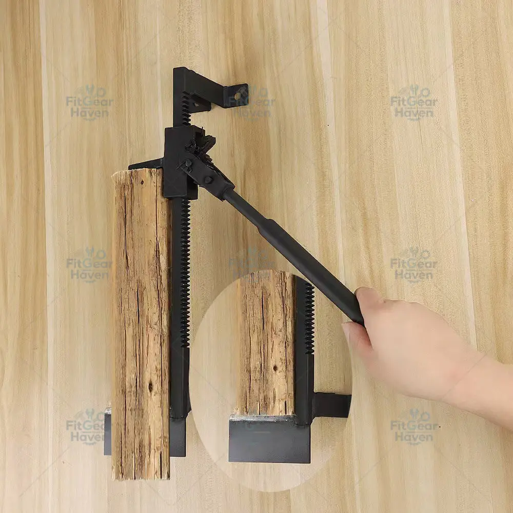 New manual wall-mounted wood splitter for fireplaces, for household use