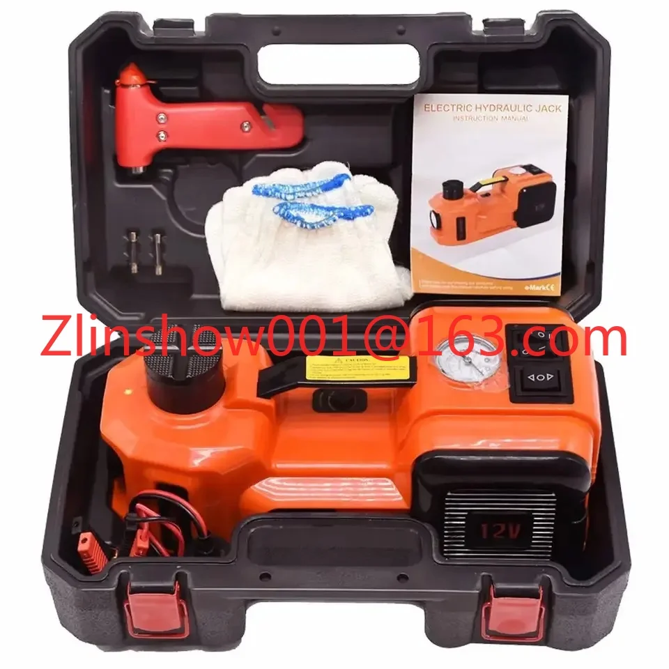 Portable 2 in 1 Electric Car Jack 5 Ton 12v Kit Hydraulic Car Jack Lift and Tyre Pump