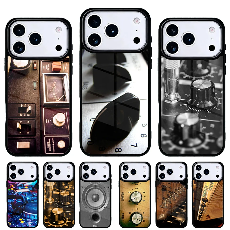 Funda Retro Amplificador para iPhone 15 Pro Max – Diseño vintage
