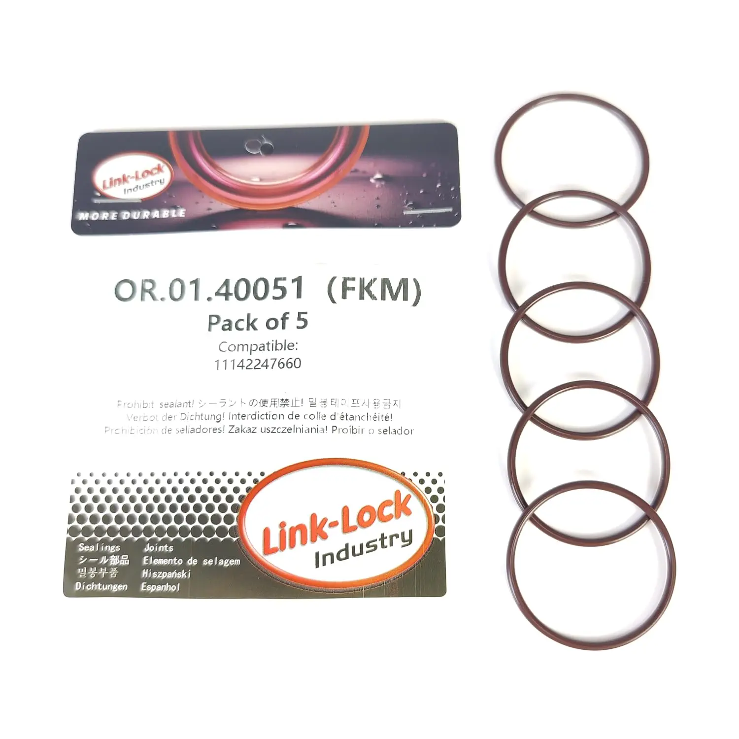 5PCS Fkm Viton OR.0…
