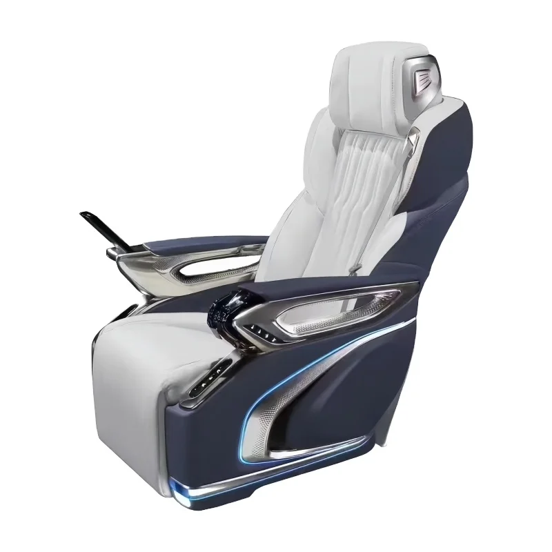 

Sport-Luxury Car Seats Vito LED Ambiance 7-Passenger VIP Seating System for Sprinter VIANO Nappa Leather & Electric Recline