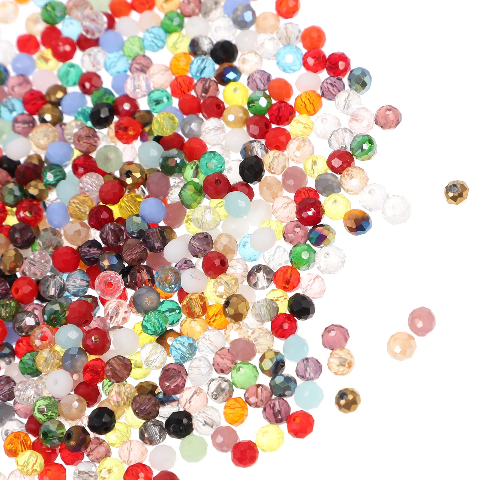 

800 Pcs Bead For Necklace Beads Glass Bracelet Making Bead Smooth Jewelry Making Necklace Spacer Craft Project