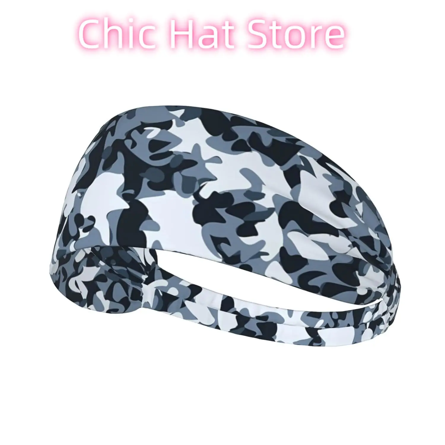 

Abstract Camouflage Pattern Women Men Non Slip Soft,Elastic Exercise Headbands Sports Hair Bands Athletic Sweatbands For Yoga