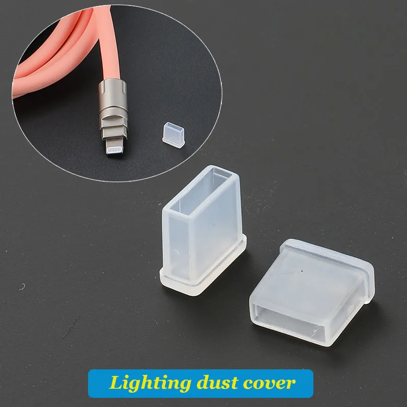 غطاء غبار مطاطي، كابل بيانات شبكة الصوت والفيديو، غطاء حماية من السيليكون الناعم، غبار كهربائي للكمبيوتر/غطاء مقاوم للماء #3