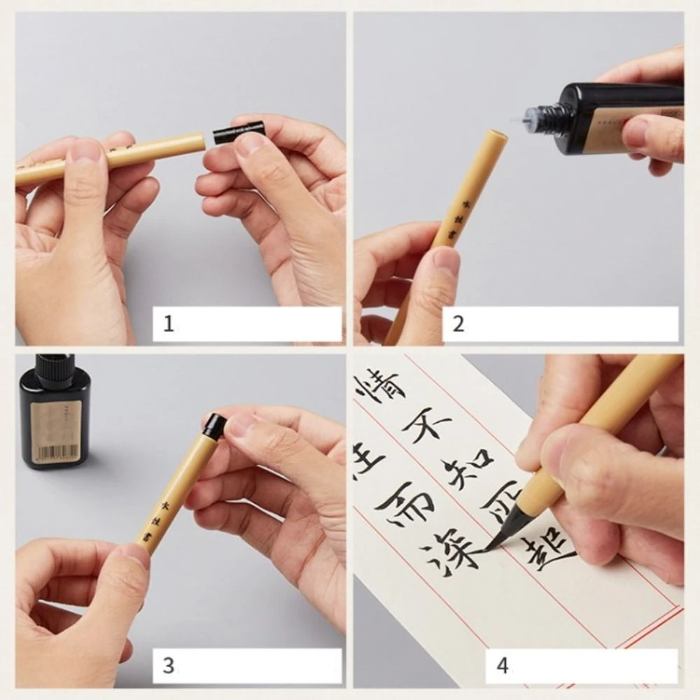 Traditional Professional Calligraphy Brush Novice Chinese Hook Line Paint Brush Painting Drawing Art Writing Brush Student