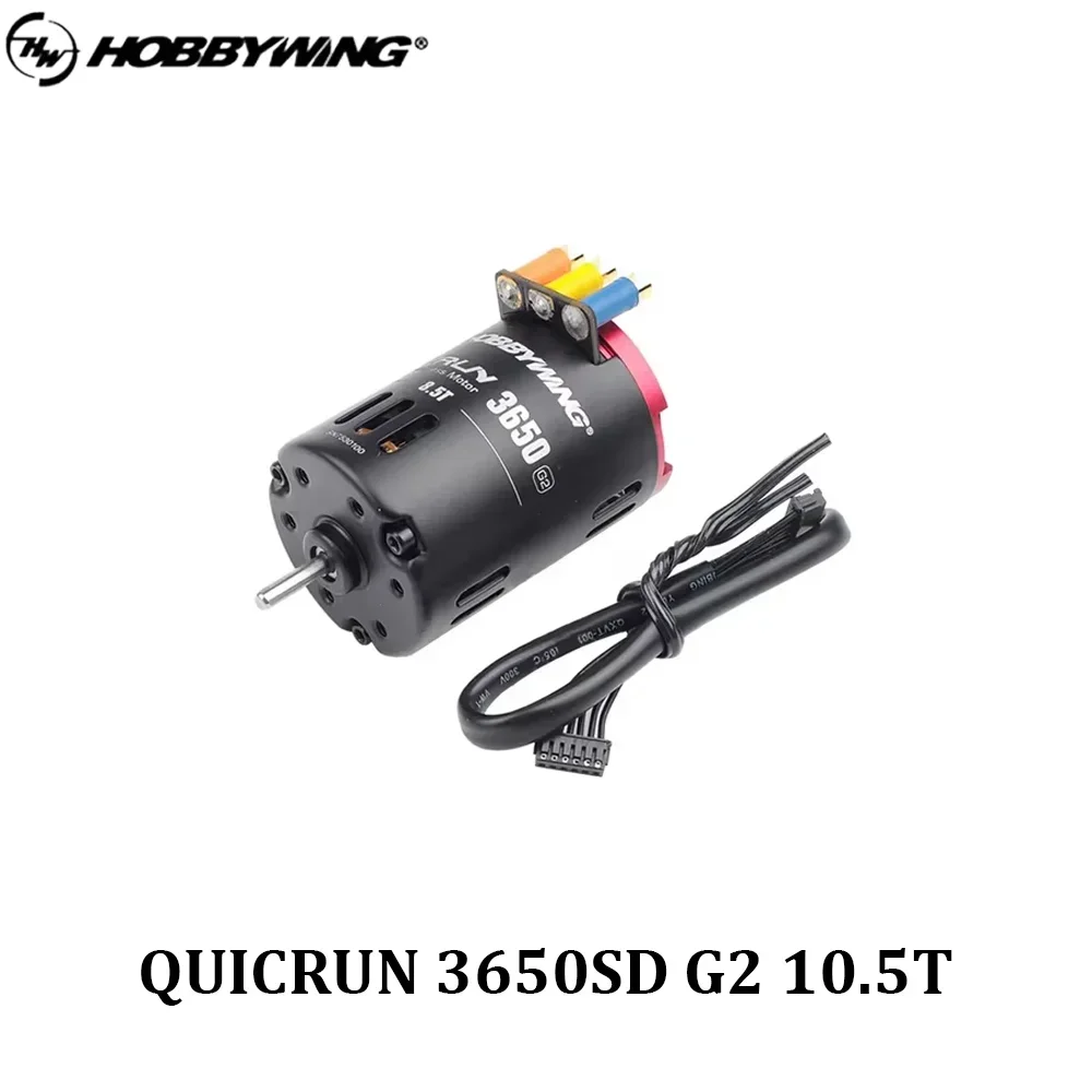 Hobbywing QuicRun 3650SD G2 inductie borstelloze motor en 60A/120A ESC geschikt voor 1/10 RC op afstand bestuurbare raceauto's