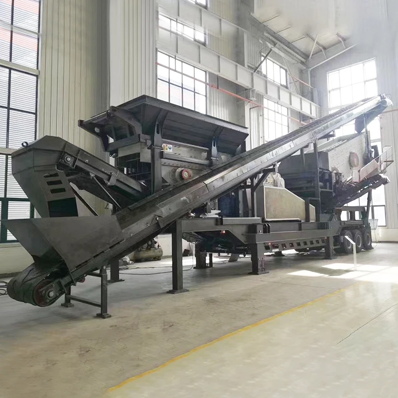 Large Capacity Crawler Jaw Crusher with Stone Wheeled Jaw Crushing Plant