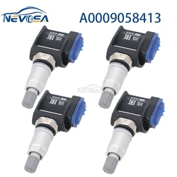 4PCS TPMS Sensor A0009058413 Tire Pressure Sensor For Toyota Supra Benz CLA GLC E300 S350 X3 X4 TPMS 433MHZ