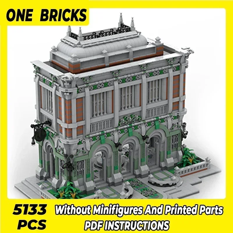 Moc Building Bricks City Street View Model London Architecture Technology Modular Blocks Gifts Toys For Children DIY Assembly