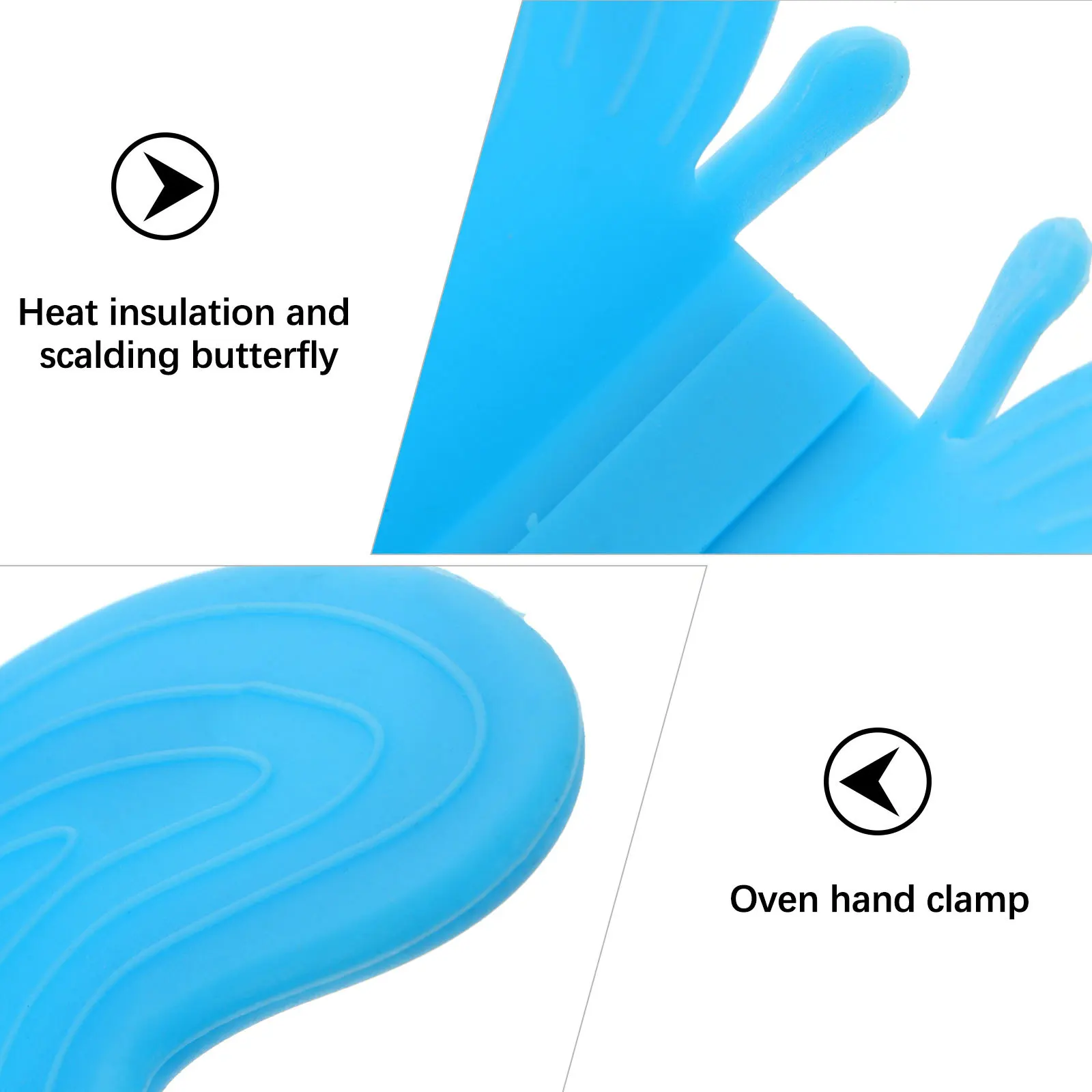 

10Pcs Premium Heat Resistant Silicone Oven Mitt with Magnetic Closure for Kitchen Baking Cooking Microwave Oven Use