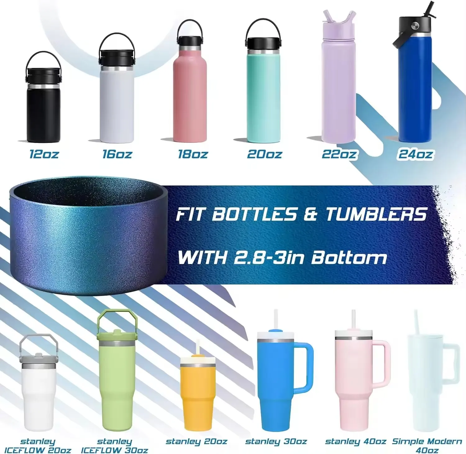 Color Changing Cup Bottom Protective Cover Pet Drinking Fountain Silicone Boots