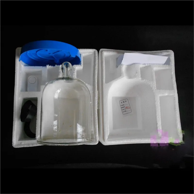 Vacuum Hood Suction Disc Bell in Vacuum Laboratory Jar Glassware Sound Physics for Sound Propagation Experiment and Low-pressure