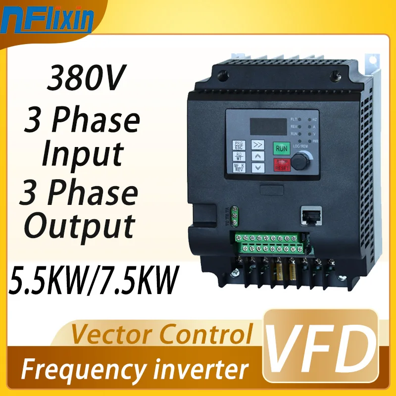 380V Economical VFD Variable Frequency Drive Converter Inverter 0.75KW-11KW Motor Speed Controller