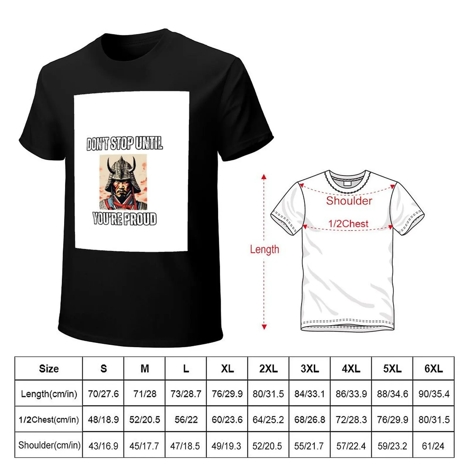 Stay Motivated – Don’t Stop Until You’re Proud Design for Fitness Enthusiasts T-Shirt Fitness Training Breathable Tee
