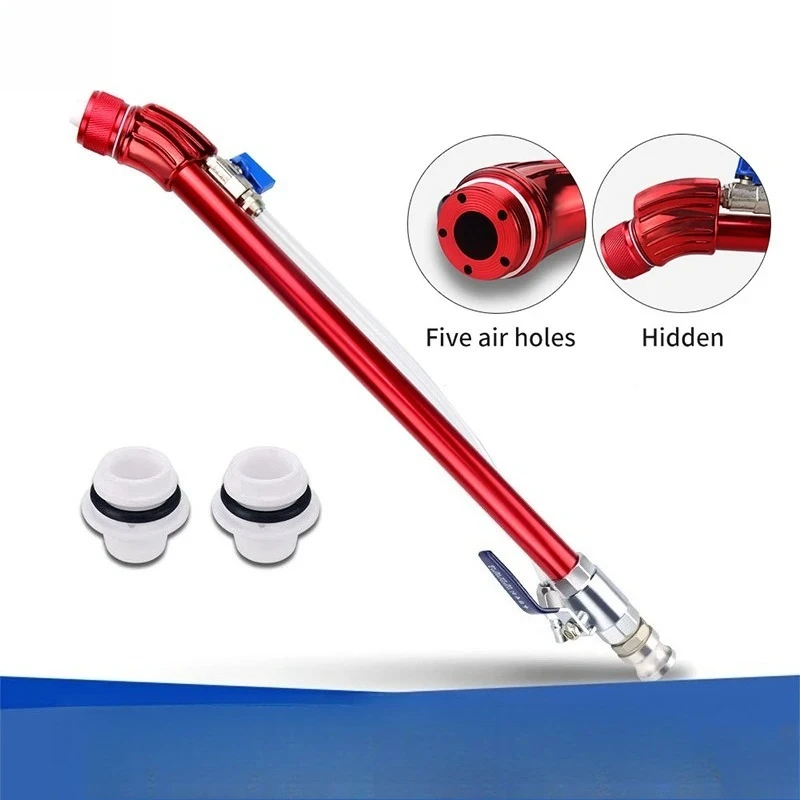 30/50cm Elbow Spray Gun 3/4 & 1 Inch Quick Interface for Putty Latex Paint Real Stone Paint Sprayer Extension Rod Tool