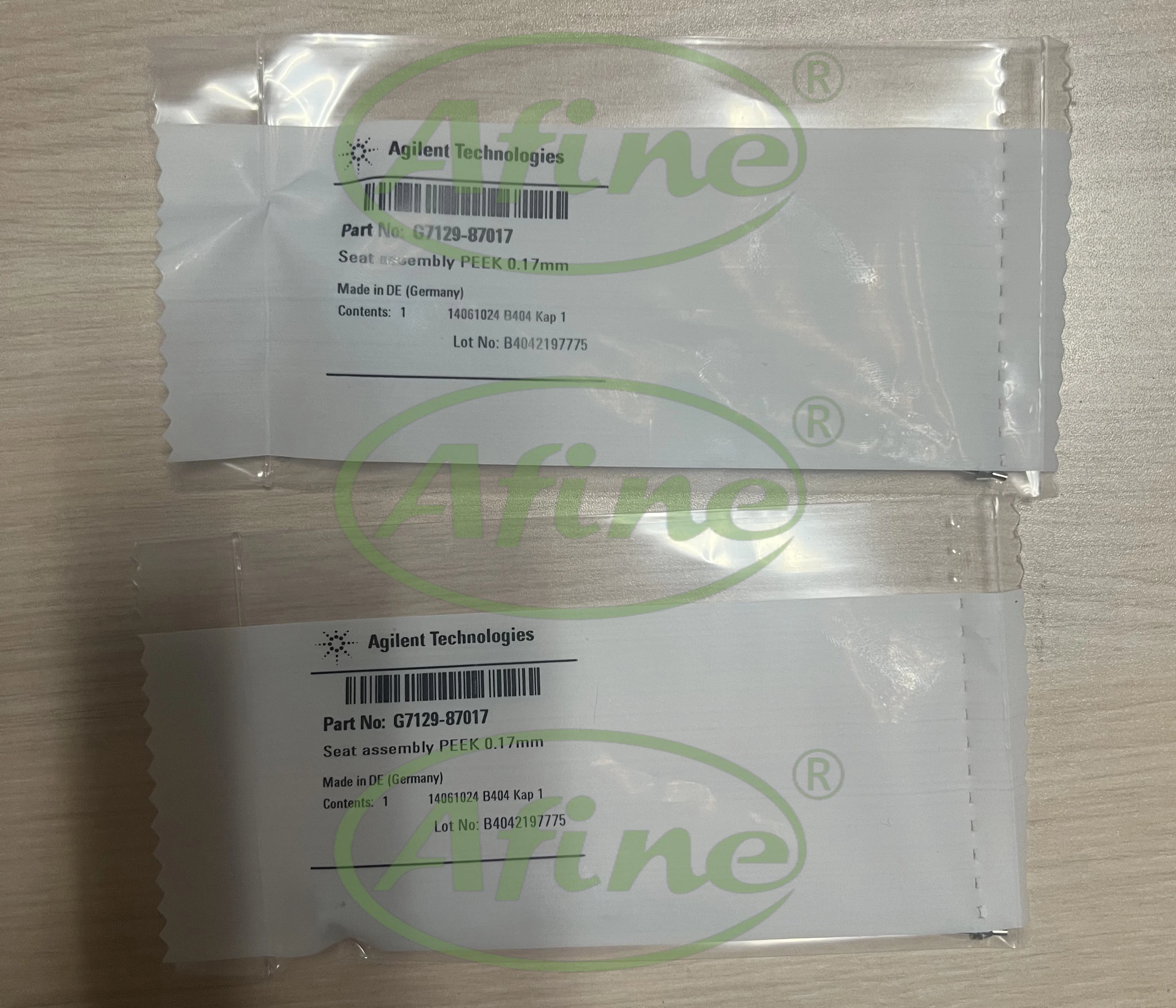 

AFINE Agilent G7129-87017 Needle Seats for HPLC PEEK, 0.17 mm ID Capillary Tubes for 1290 Infinity II