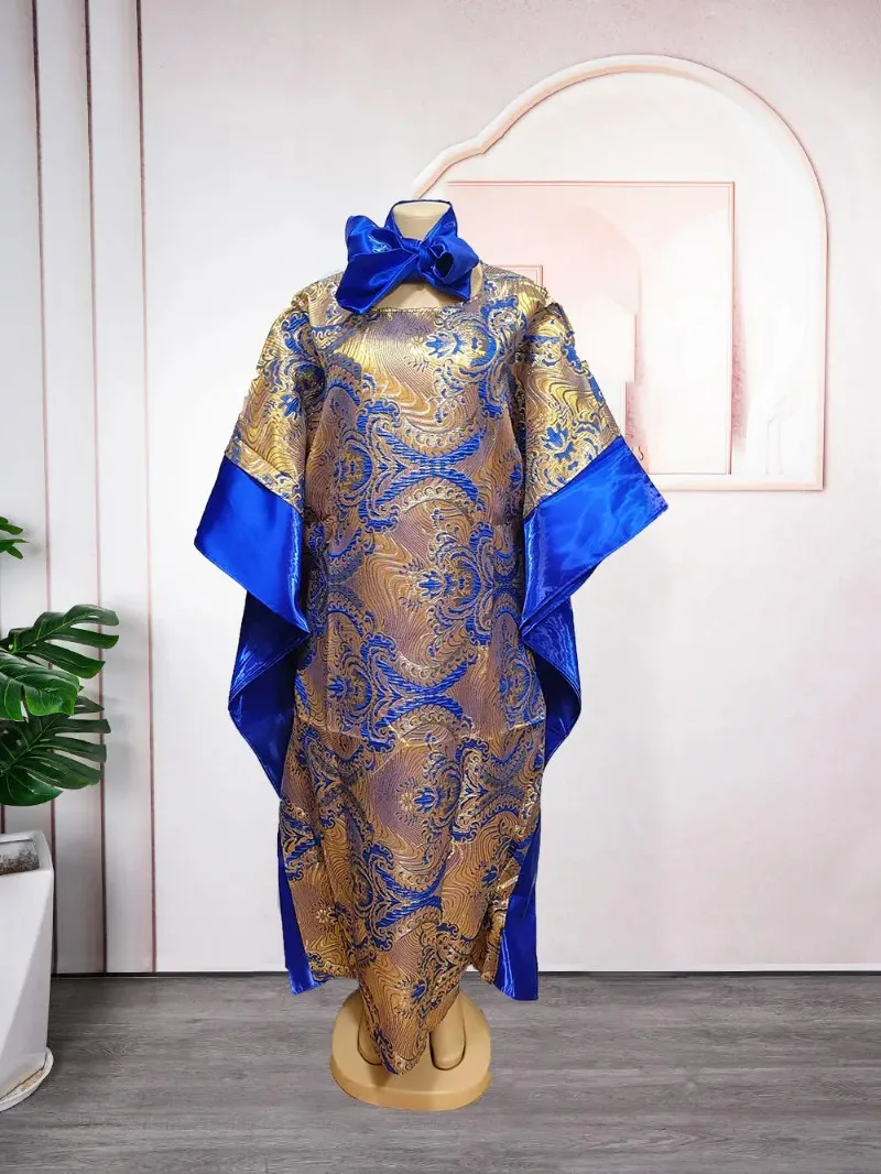 

Print V-Neck Kaftan Abaya Dress for Women - Modest Short Sleeve Split Hem Maxi Dress