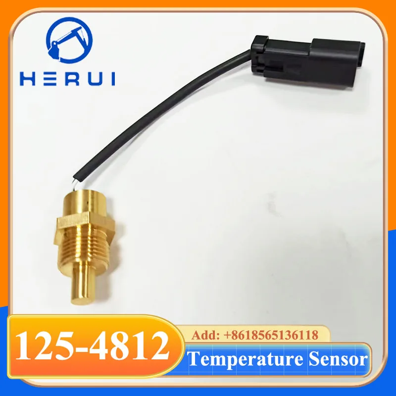Capteur de température 125-4812 1254812 pour moteur E320B 320B 322B 322C 325B, pièces de rechange pour moteur et pelle