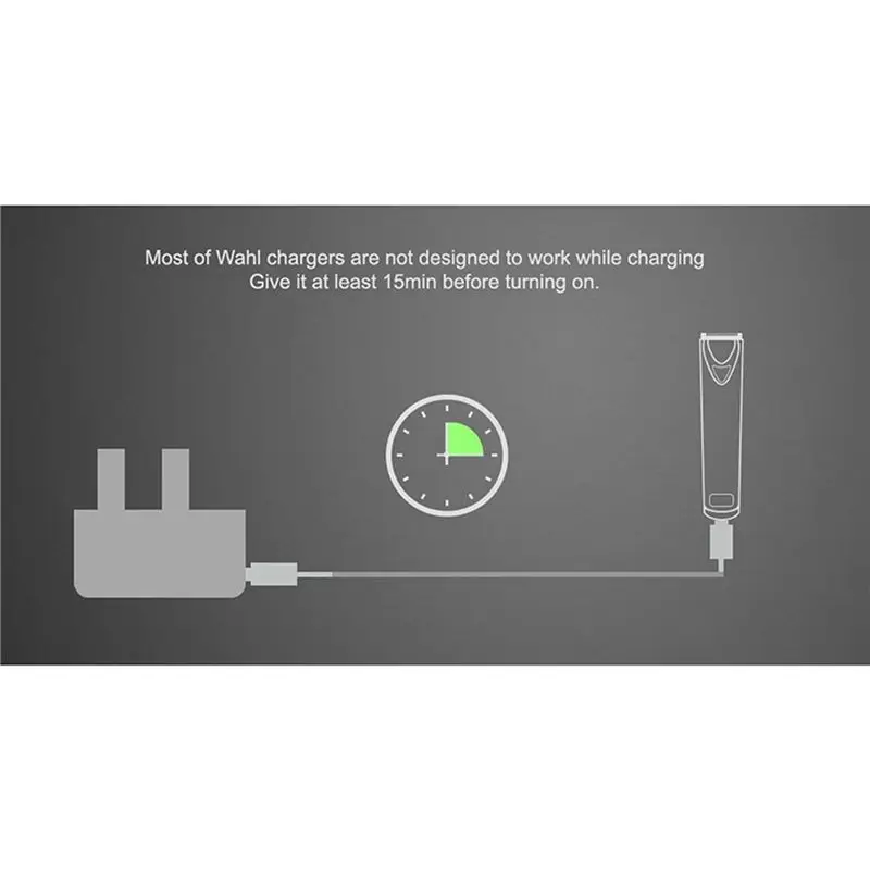 ABMS-3X 2.4V 3.6V EU Plug Power Adapter Electric Shaver For Adults , Children,Pet Clippers