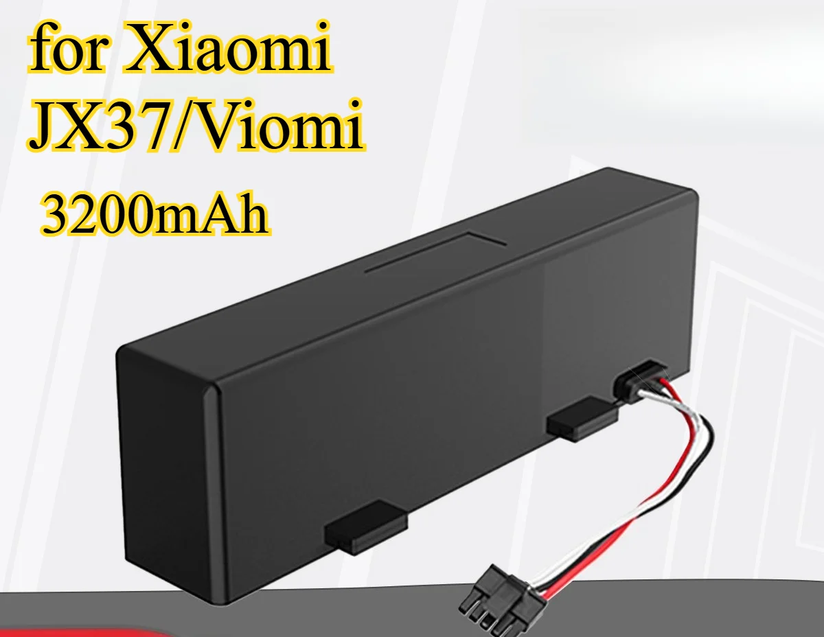 

3200mAh Replacement Battery for Xiaomi JX37/Viomi Robot Vacuum for STYTJ02YM & Other Models Li-ion Rechargeable