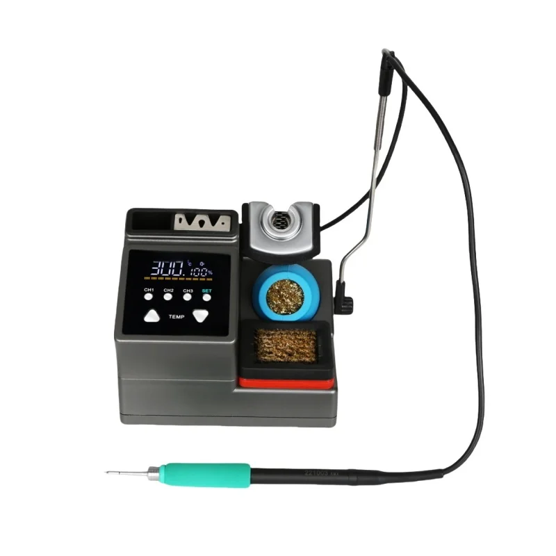 من السهل تشغيل مقبض لحام الحديد خالية من الرصاص الإلكترونية PCB لحام إعادة العمل محطة لحام سبيكة لحام