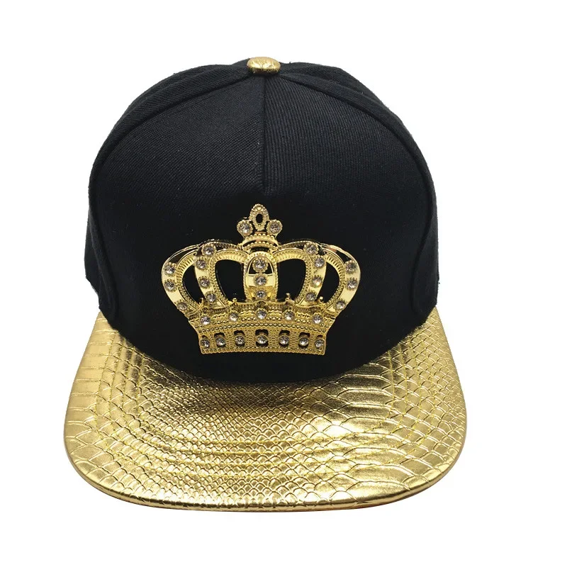 Fashion Messi Crown Matte Leather Hip Hop Hats Kpop Baseball Caps for Men Women Hip Hop Bonnet Snapback Hat Gorras Hombre