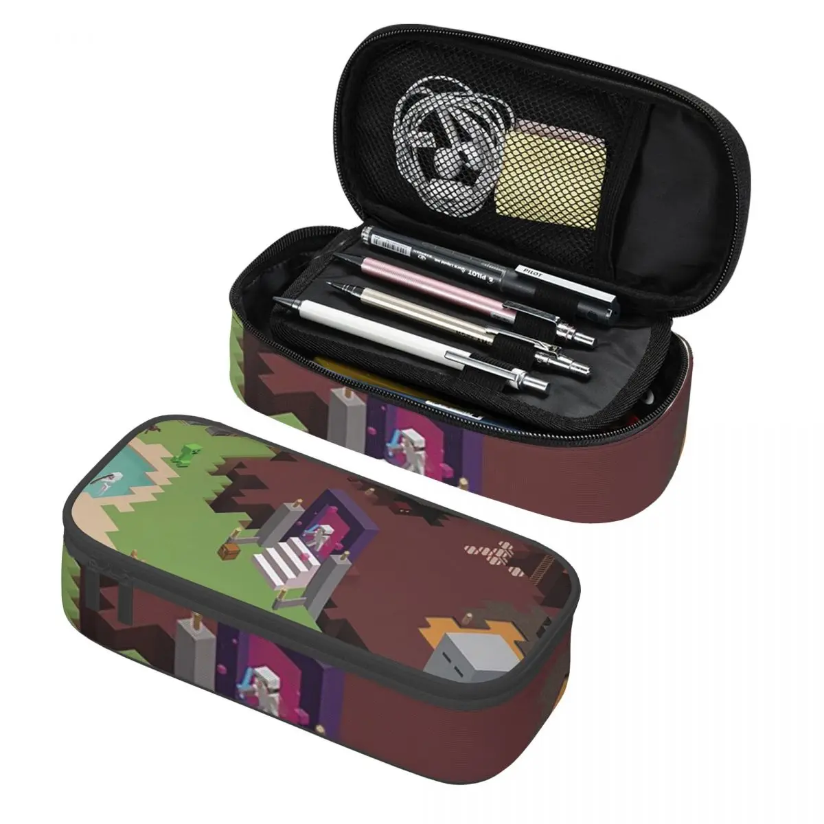 

Exploring New Worlds Pencil Cases Pencil Pouch Storage Stationery Supplies Large Capacity Pen Box Pencil Bag for Kids
