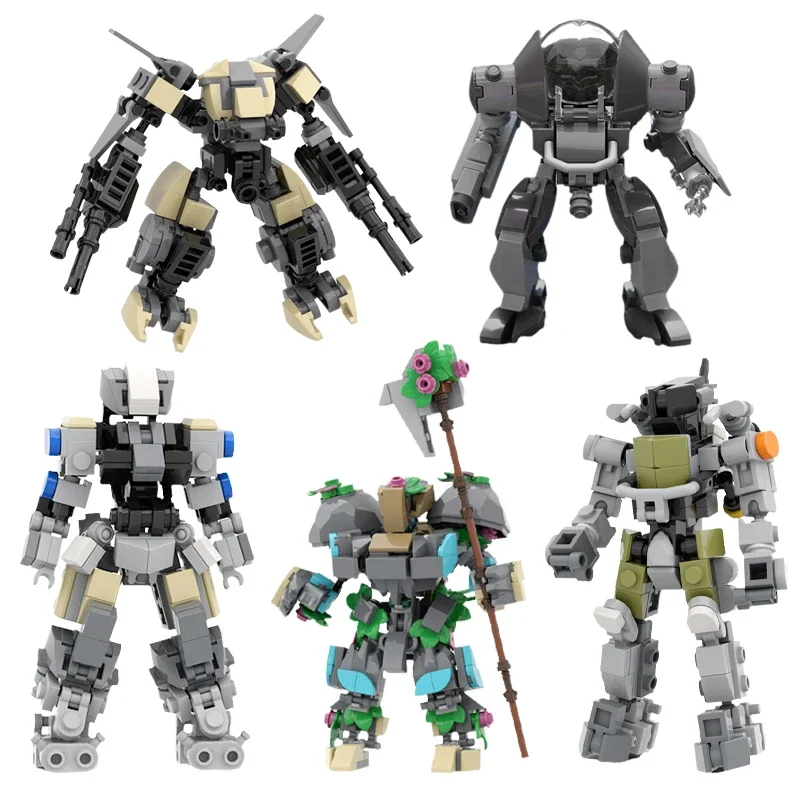 

War Robot Building Blocks MOC Exoskeleton Combat Mecha Infantry Robot Model DIY Adult Kids Puzzle Assembling Toys Birthday Gift