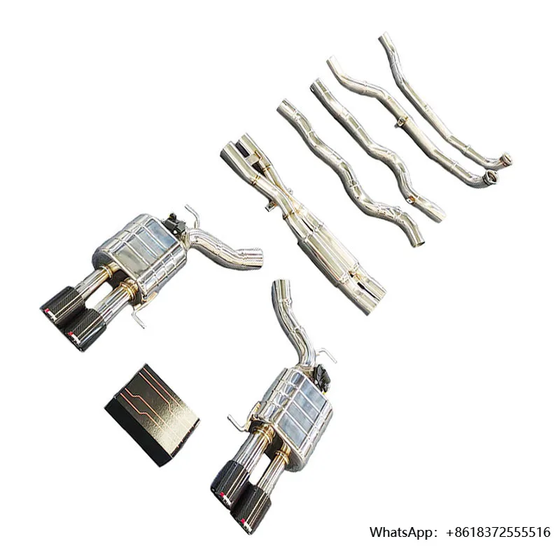 

High Quality Racing Catback Exhaust for M5 F10/f15 4.4t Ss 304 With Dual Electronic Valve Escape Car Exhaust Pipe