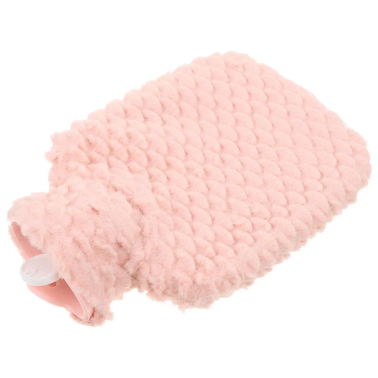 

Грелка для воды 500 мл со съемным моющимся чехлом, мягкий теплый мешок для воды для рук и ног, для взрослых, для зимнего использования, зимние принадлежности