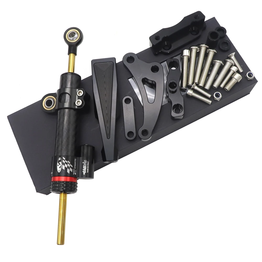 

Motorcycle Adjustable Damper Aluminum Steering Stabilizer Bracket Mount Kit For Honda CB650F CB 650F 2014-2019 Moto Accessories