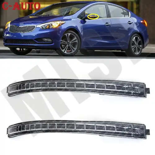 Imagen 1 del producto Luz LED de intermitente para espejo lateral de coche, luz de giro para espejo retrovisor, lámpara de Flash para KIA FORTE 2013 2014 2015 2016 para Cerato 2012