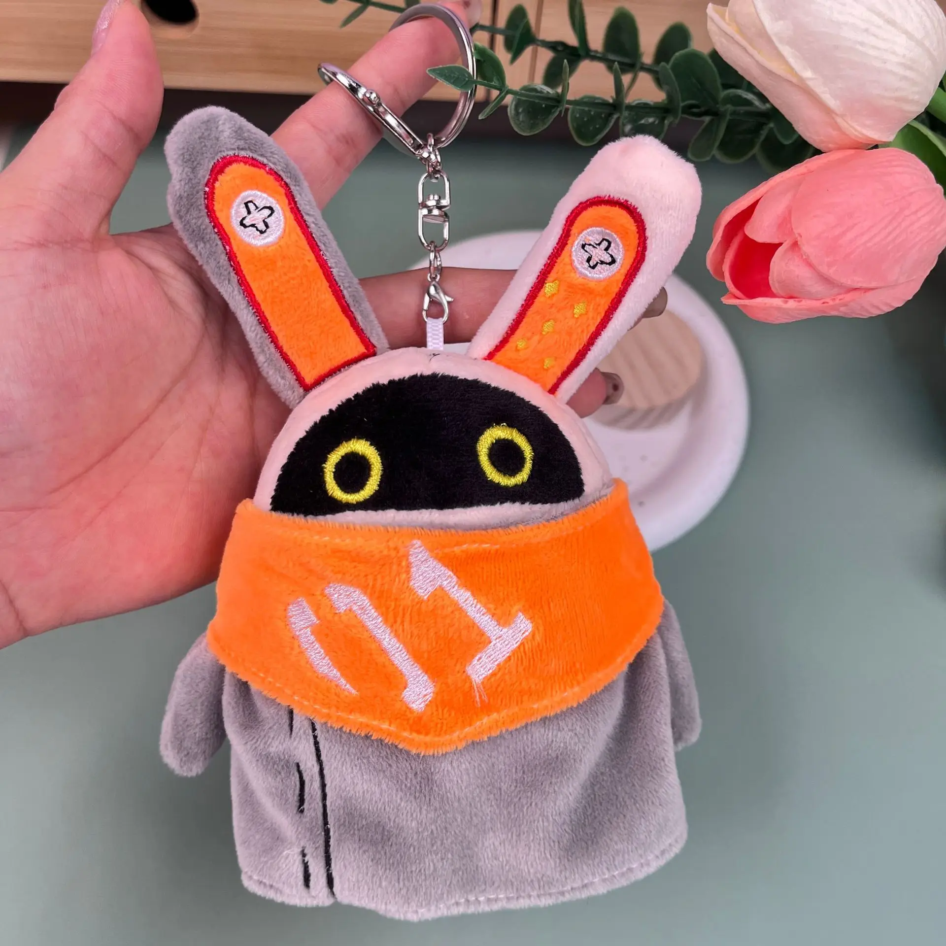 

10cm Zenless Zone Zero The Bangboo keychain Anby Nicole Demara Rabbit Plush Pandents Anime Cartoon Doll Stuffed Toy Decor Orname