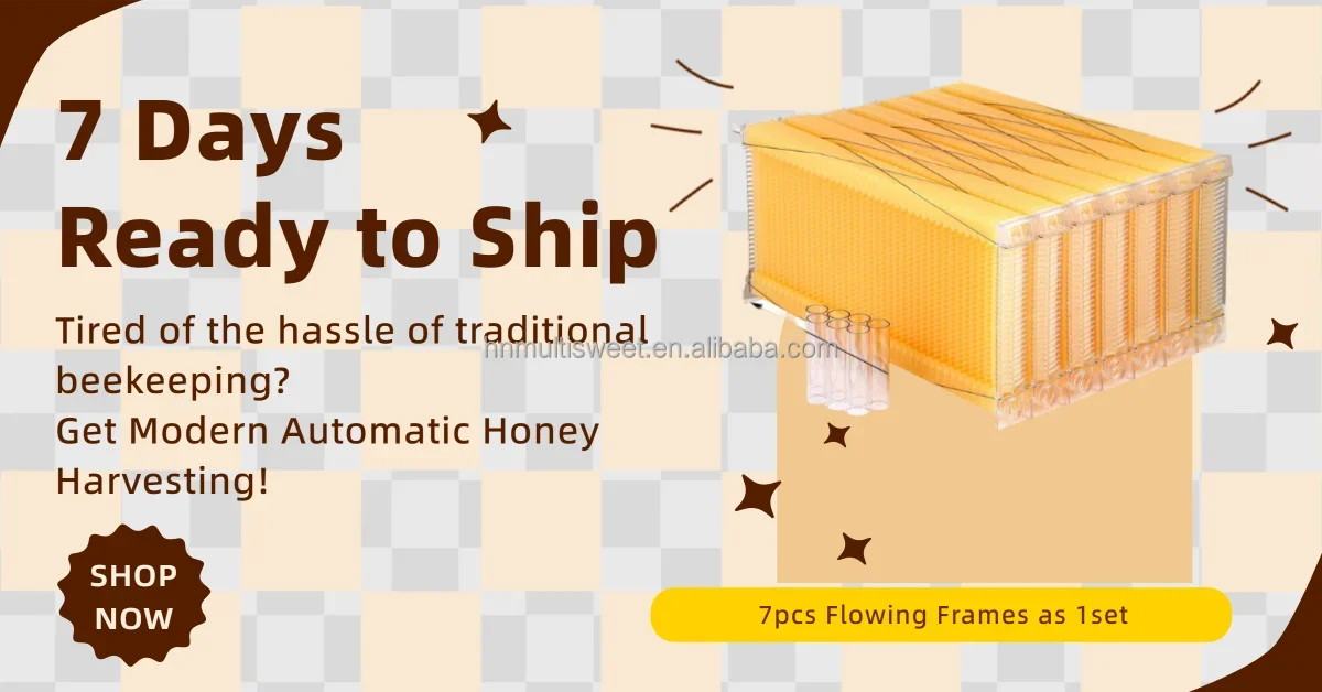 Automatic Beehive Frame Honey Comb Flowing Bee Hive Frames