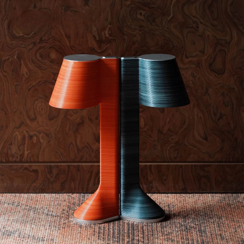 

Postmodern Personality LED Floor Lamps Portable Rechargeable Ornament Living Room Bedroom Headboard Study Interior Table Lights